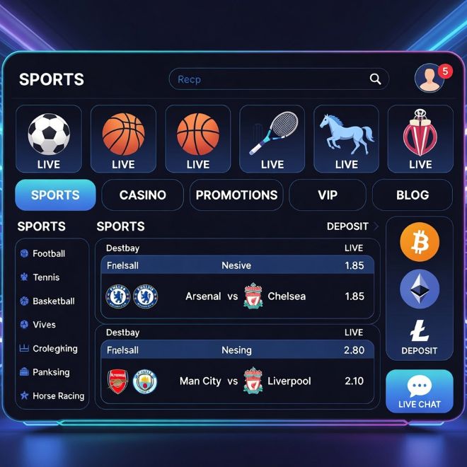sports betting and crypto payment